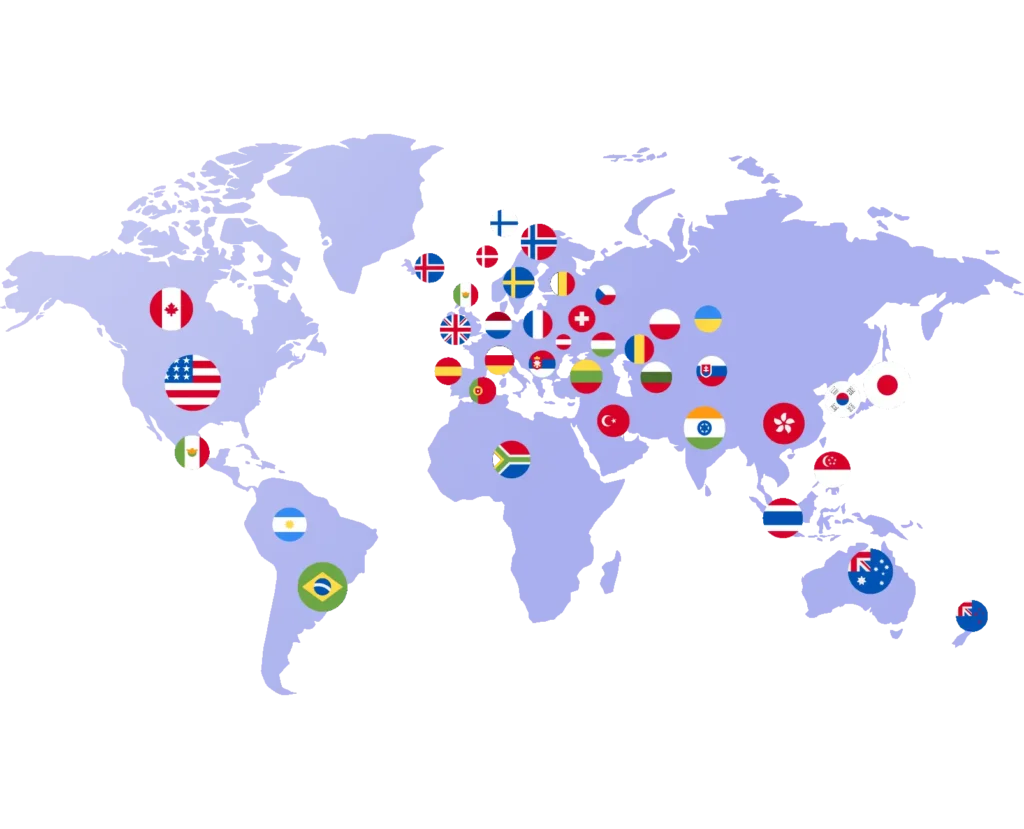 SonixIPTV available worldwide with flags representing different countries.